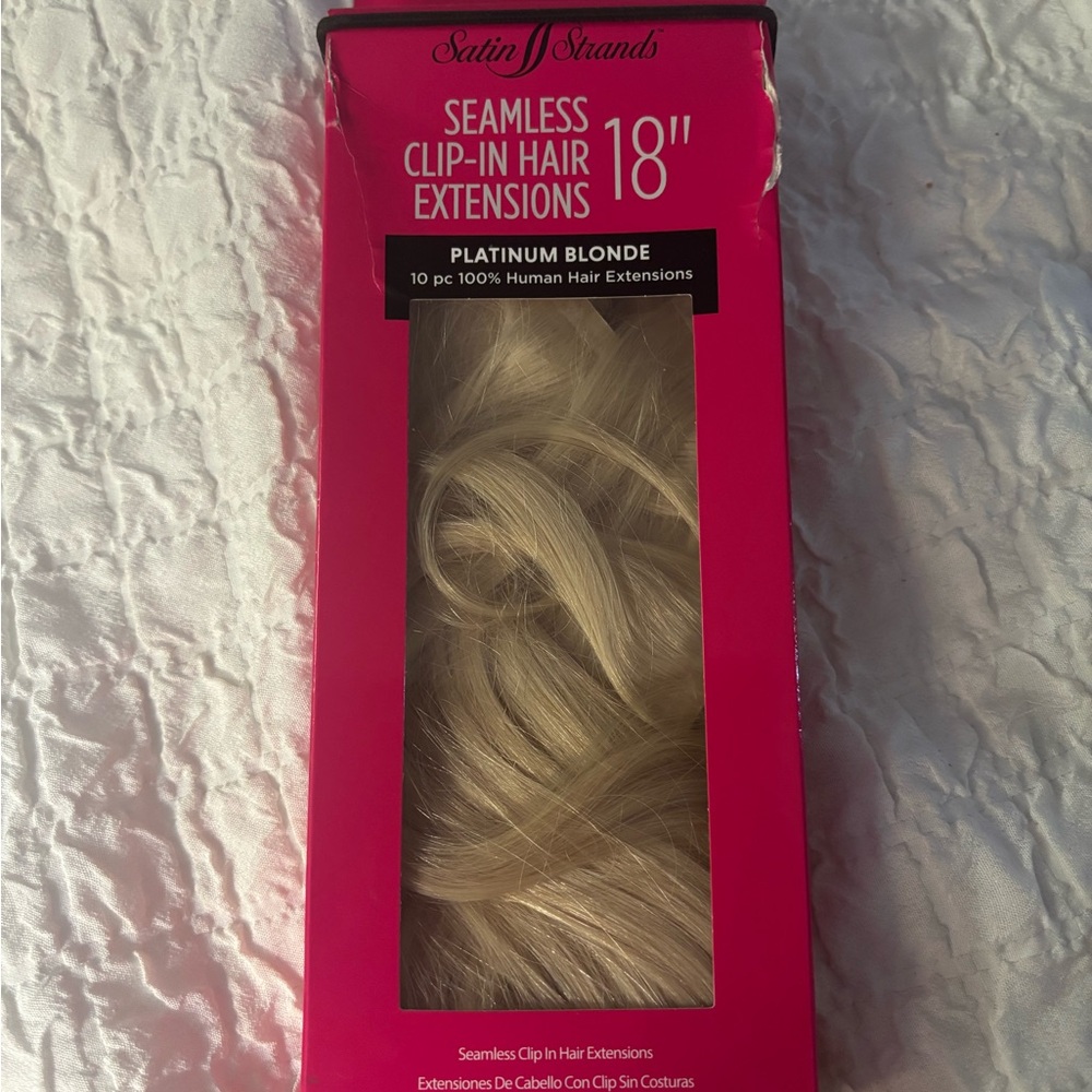 Cream Hair Extensions Smooth Shine